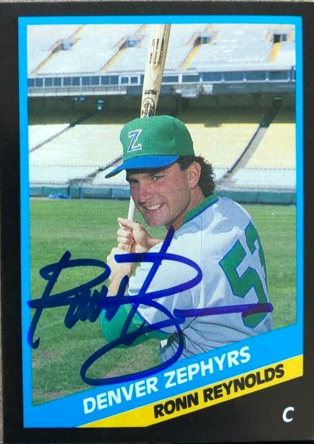Ronn Reynolds Signed 1988 CMC Baseball Card - Denver Zephyrs - PastPros