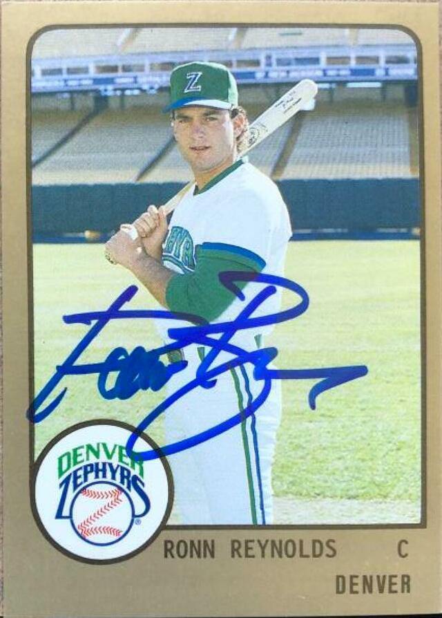 Ronn Reynolds Signed 1988 Pro Cards Baseball Card - Denver Zephyrs - PastPros