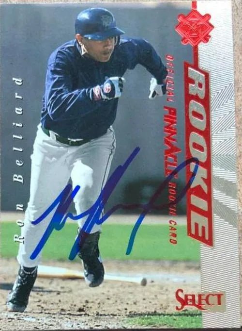 Ronnie Belliard Signed 1997 Score Select Baseball Card - Milwaukee Brewers
