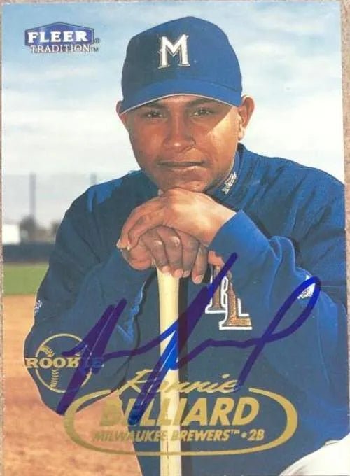 Ronnie Belliard Signed 1998 Fleer Tradition Baseball Card - Milwaukee Brewers