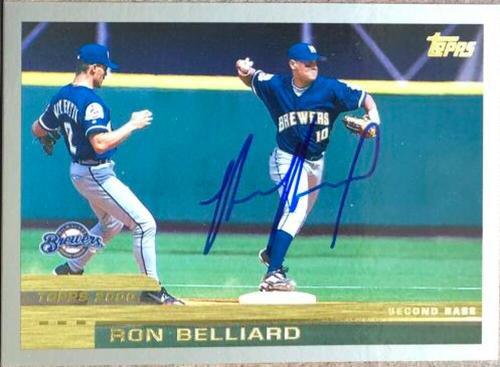 Ronnie Belliard Signed 2000 Topps Baseball Card - Milwaukee Brewers - PastPros