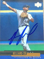 Ronnie Belliard Signed 2000 Upper Deck Baseball Card - Milwaukee Brewers