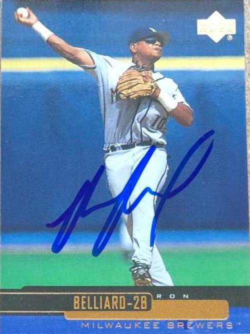 Ronnie Belliard Signed 2000 Upper Deck Baseball Card - Milwaukee Brewers - PastPros