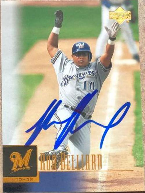 Ronnie Belliard Signed 2001 Upper Deck Baseball Card - Milwaukee Brewers - PastPros