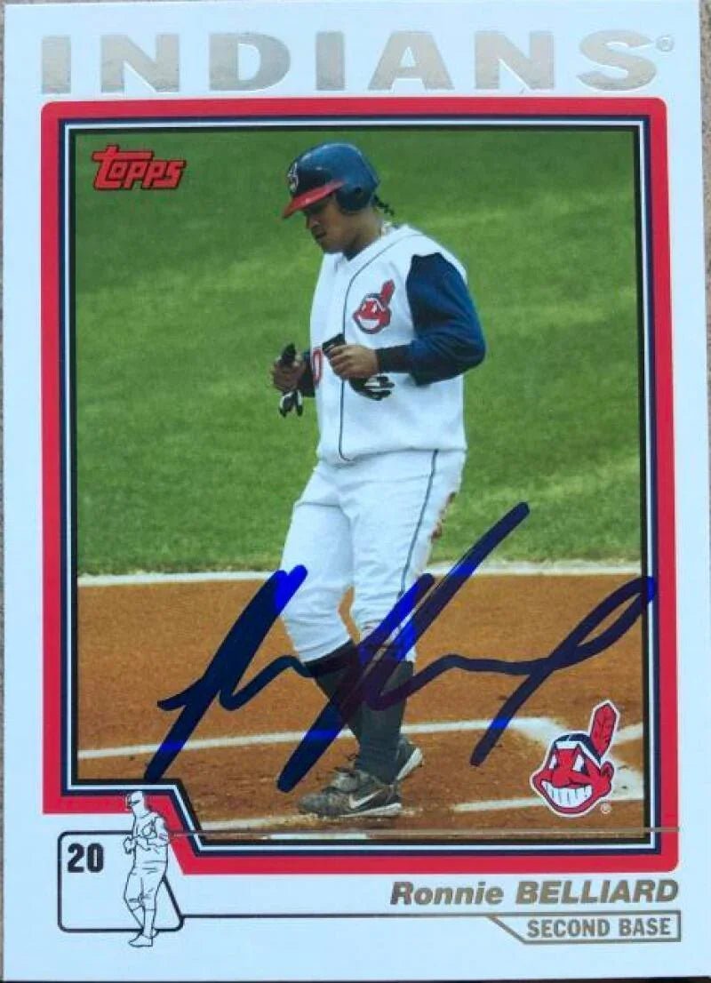 Ronnie Belliard Signed 2004 Topps Baseball Card - Cleveland Indians