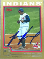 Ronnie Belliard Signed 2004 Topps Gold Baseball Card - Cleveland Indians