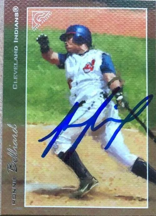 Ronnie Belliard Signed 2005 Topps Gallery Baseball Card - Cleveland Indians