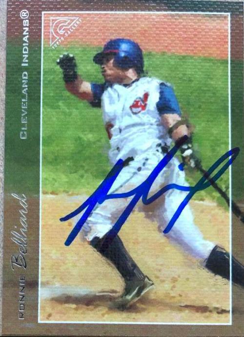 Ronnie Belliard Signed 2005 Topps Gallery Baseball Card - Cleveland Indians - PastPros