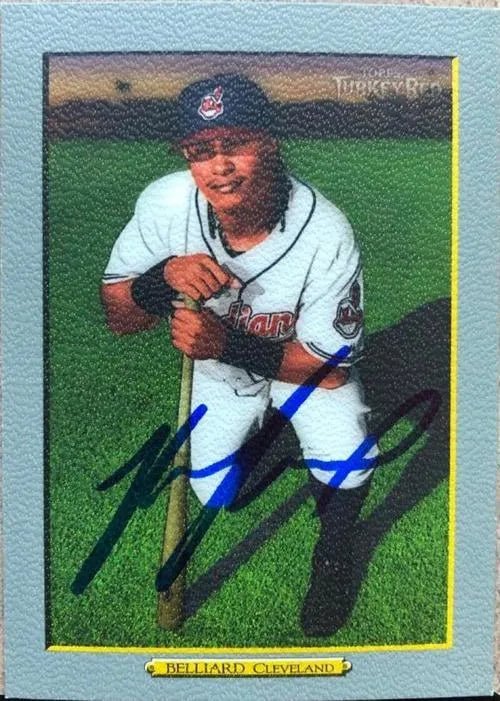Ronnie Belliard Signed 2005 Topps Turkey Red Baseball Card - Cleveland Indians #427