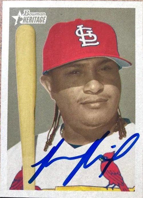 Ronnie Belliard Signed 2006 Bowman Heritage Baseball Card - St Louis Cardinals