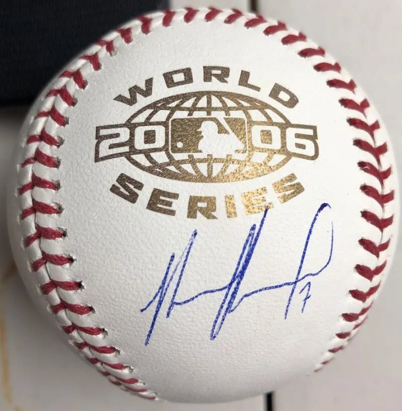 Ronnie Belliard Signed 2006 World Series Baseball - St Louis Cardinals
