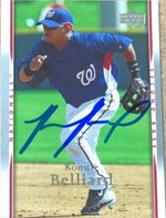 Ronnie Belliard Signed 2007 Upper Deck Baseball Card - Washington Nationals #1019