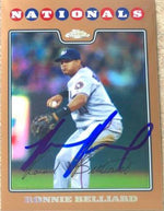 Ronnie Belliard Signed 2008 Topps Copper Refactor Baseball Card - Washington Nationals - PastPros
