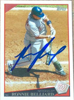 Ronnie Belliard Signed 2009 Topps Baseball Card - Washington Nationals - PastPros