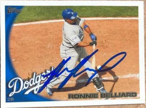 Ronnie Belliard Signed 2010 Topps Baseball Card - Los Angeles Dodgers