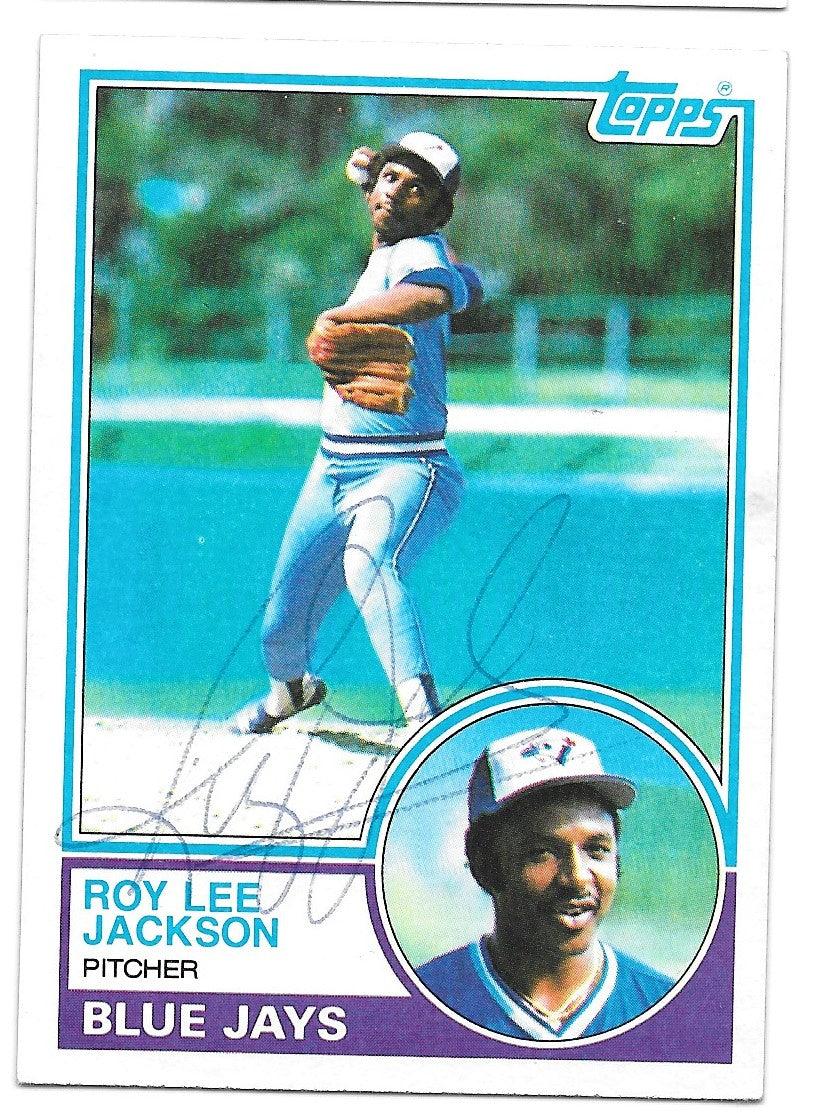 Roy Lee Jackson Signed 1983 Topps Baseball Card - Toronto Blue Jays - PastPros