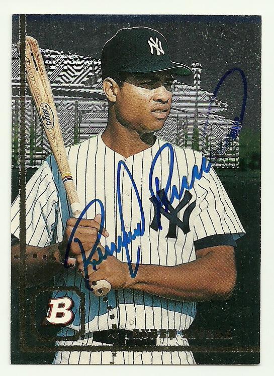 Ruben Rivera Signed 1994 Bowman Baseball Card - New York Yankees - PastPros