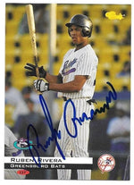 Ruben Rivera Signed 1994 Classic Baseball Card - Greensboro Bats