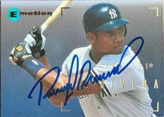 Ruben Rivera Signed 1995 Skybox E-Motion Baseball Card - New York Yankees
