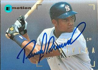 Ruben Rivera Signed 1995 Skybox E-Motion Baseball Card - New York Yankees - PastPros