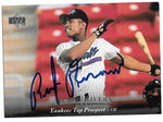 Ruben Rivera Signed 1995 Upper Deck Minors Baseball Card - New York Yankees - PastPros