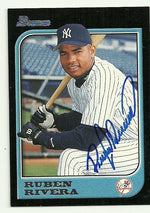 Ruben Rivera Signed 1997 Bowman Baseball Card - New York Yankees - PastPros