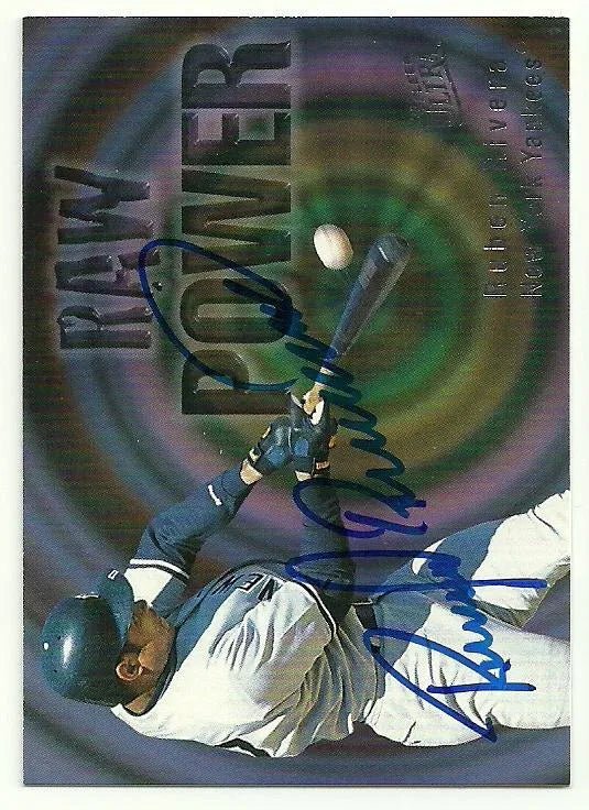 Ruben Rivera Signed 1997 Fleer Ultra Baseball Card - New York Yankees
