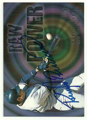 Ruben Rivera Signed 1997 Fleer Ultra Baseball Card - New York Yankees