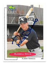 Russ Davis Signed 1991 Classic Best Baseball Card