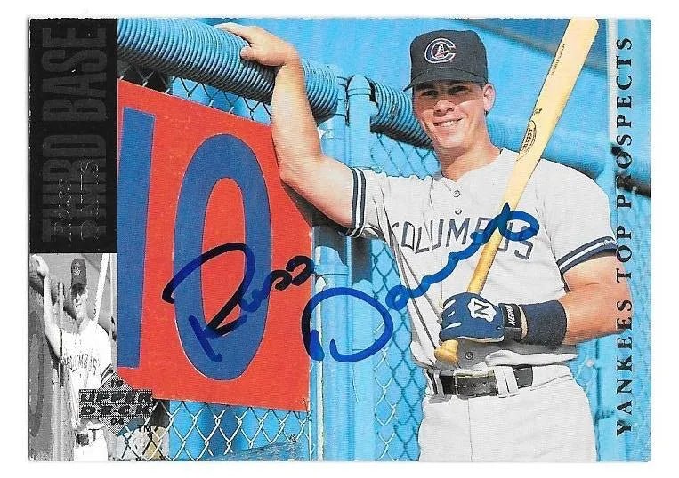 Russ Davis Signed 1994 Upper Deck Minors Baseball Card - New York Yankees