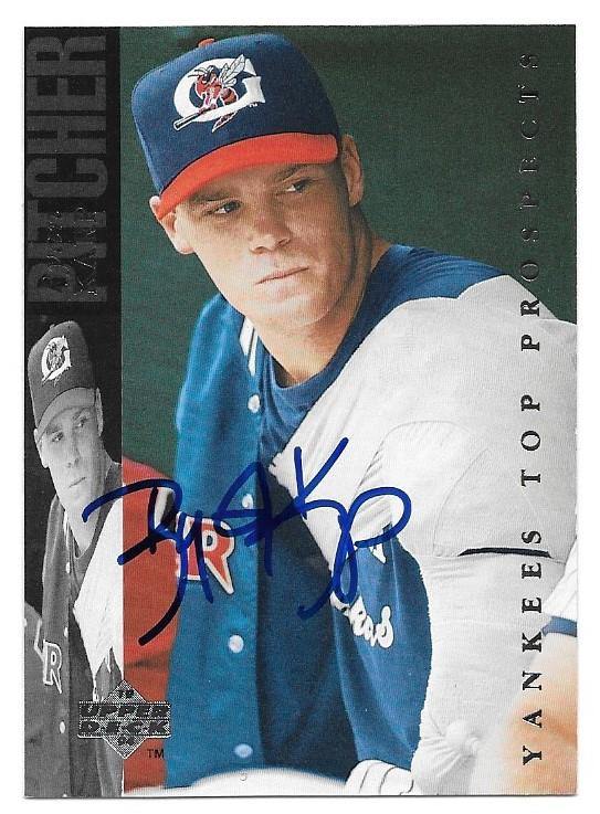 Ryan Karp Signed 1994 Upper Deck Minors Baseball Card - New York Yankees - PastPros