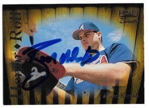 Ryan Klesko Signed 1996 Zenith Baseball Card - Atlanta Braves - PastPros
