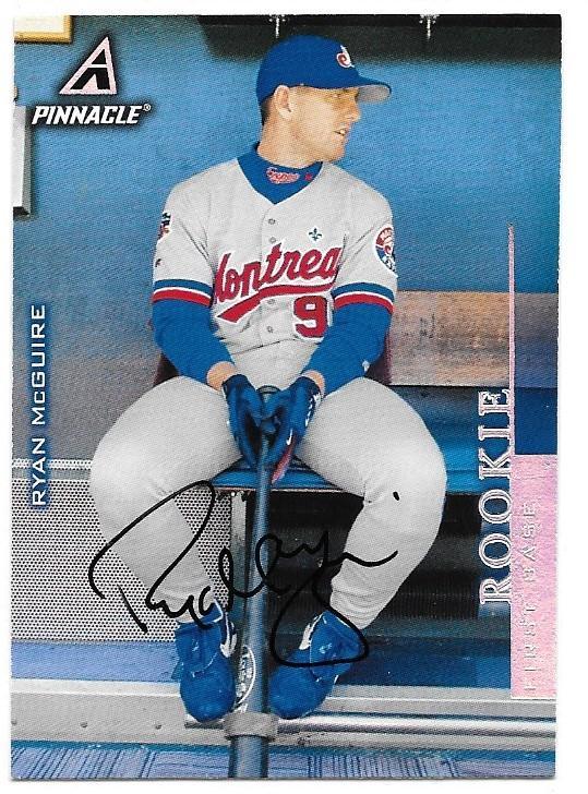 Ryan McGuire Signed 1998 Pinnacle Baseball Card - Montreal Expos - PastPros