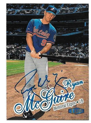 Ryan McGuire Signed 1998 Ultra Baseball Card - Montreal Expos