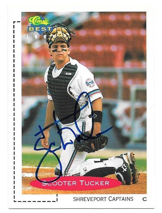 Scooter Tucker Signed 1991 Classic Best Baseball Card - PastPros