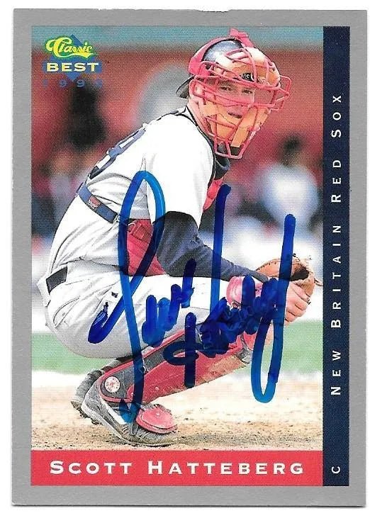 Scott Hatteberg Signed 1993 Classic Best Baseball Card