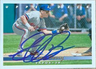 Sean Berry Signed 1993 Upper Deck Baseball Card - Montreal Expos - PastPros