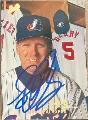 Sean Berry Signed 1994 Studio Baseball Card - Montreal Expos