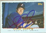 Sean Berry Signed 1995 Topps Baseball Card - Montreal Expos