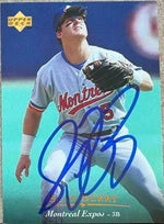 Sean Berry Signed 1995 Upper Deck Baseball Card - Montreal Expos