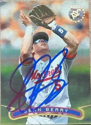 Sean Berry Signed 1996 Stadium Club Baseball Card - Montreal Expos