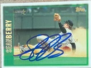 Sean Berry Signed 1997 Topps Baseball Card - Houston Astros