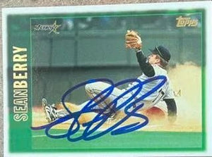 Sean Berry Signed 1997 Topps Baseball Card - Houston Astros