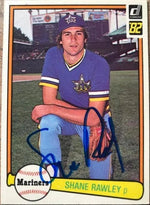 Shane Rawley Signed 1982 Donruss Baseball Card - Seattle Mariners