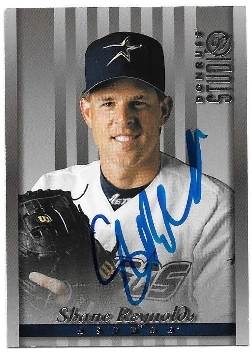 Shane Reynolds Signed 1997 Donruss Studio Baseball Card - Houston Astros