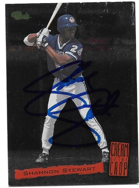 Shannon Stewart Signed 1994 Classic Cream of the Crop Baseball Card - Hagerstown Suns - PastPros