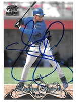Shannon Stewart Signed 1998 Pacific Paramount Baseball Card - Toronto Blue Jays