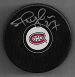 Shayne Corson Signed Hockey Puck - Montreal Canadiens