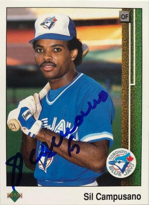 Sil Campusano Signed 1989 Upper Deck Baseball Card - Toronto Blue Jays - PastPros