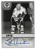 Stan Mikita Signed 1999-00 Upper Deck Century Legends Epic Signatures Hockey Card - Chicago Blackhawks - PastPros
